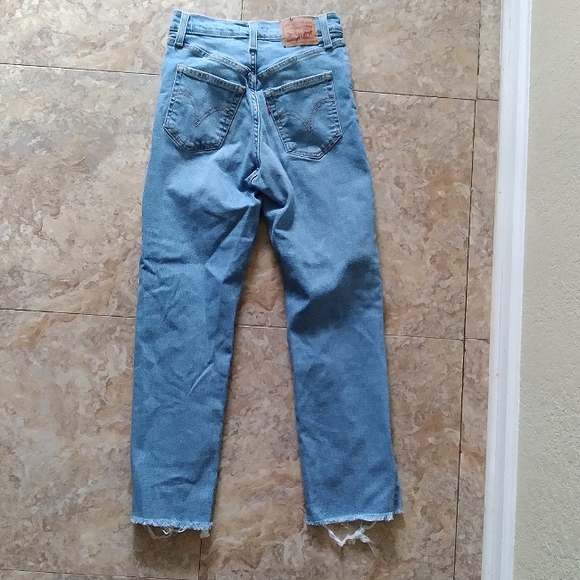 Levi's Ribcage Straight Ankle jeans, size 24 - Picture 5 of 10